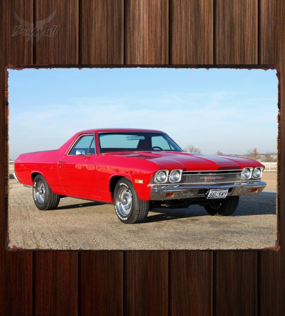 Металлическая табличка Chevrolet El Camino 140 Металлическая табличка Chevrolet El Camino 140